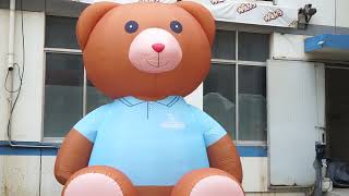 Digital Inflatables Gonflables Inflatable Bear for Parade Stagedesign Decortion [upl. by Aneleh]