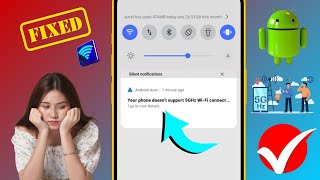Düzeltme Telefonunuz 5GHz WiFi Bağlantılarını Desteklemiyor Vivo Telefon Sorunu [upl. by Ahsircal]