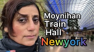 Moynihan Train Hall Newyork  Jazmin travel  🗽🇺🇸 [upl. by Darmit]