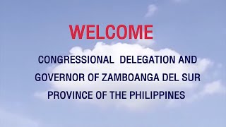 White Crane BIOTEC Group Welcome Congressional delegation and Governor of Zamboanga [upl. by Ystap642]