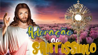 Adoração ao SANTISSIMO ao VIVO agora  Adoração profunda catolica [upl. by Notlew656]