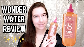 Loreal Paris Elvive Dream Lengths 8 Second Wonder Water Review  Drugstore Haircare Loreal Review [upl. by Innavoj]