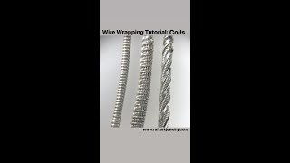 Wire Wrapping Tutorial Coils [upl. by Gauldin351]