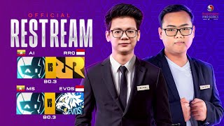 Official Restream MLBB ESL Snapdragon🔴Ai 🇲🇲 vs RRQ🇮🇩 Bo3 Myanmar 🇲🇲 Casting CasterZyZyy amp Blank [upl. by Ahsenar506]