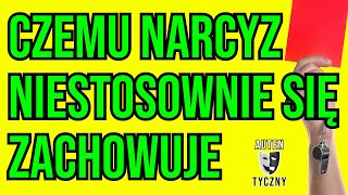 CZEMU NARCYZ ZACHOWUJE SIĘ NIESTOSOWNIE narcyz psychopata socjopata psychologia rozwój romans [upl. by Bibi772]