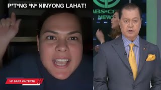 Most Awkward Moments on Philippine TV 2024  VP Sara Duterte Sumabog Sa Galit [upl. by Naimad207]