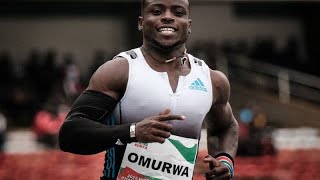 Le Kényan Ferdinand Omanyala sera bien au Mondiaux d’athlétisme [upl. by Nitsirc]