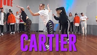 Dopebwoy quotCARTIERquot ft Chivv amp 3robi  Duc Anh Tran Choreography [upl. by Eizle]