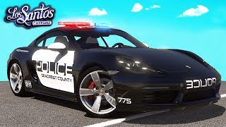 Custom Porsche Cop Car GTA Cops amp Robbers [upl. by Caine813]