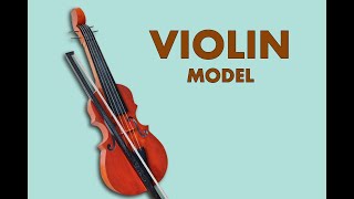 How to make Violin with cardboard [upl. by Anica446]