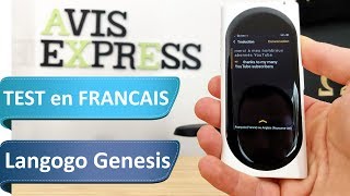 Langogo Genesis  Traduisez à la volée dans de nombreuses langues [upl. by Atiuqel928]