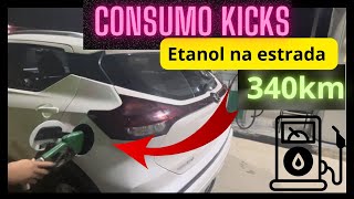 Consumo na estrada do Nissan Kicks no Etanol [upl. by Anigger913]