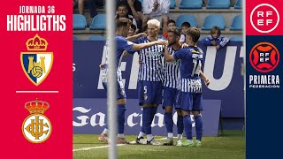 Resumen PrimeraFederación  SD Ponferradina 21 Real Unión Club  Jornada 36 Grupo 1 [upl. by Nowad]