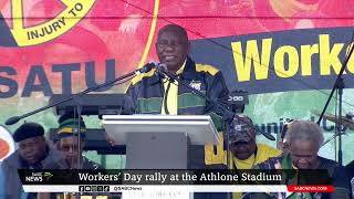 Workers Day 2024  The workers drive the wheel of SAs economy Cyril Ramaphosa [upl. by Asiek987]