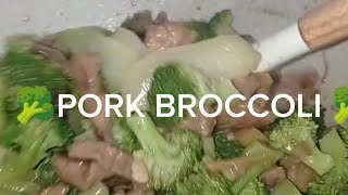 VLOG291 90124 PORK BROCCOLI MY VERSION porkbroccoli porkrecipe ulam filipinofood [upl. by Alimrahs]