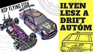 HSP Flying Fish  ez lesz az első drift autóm  RükveRC  RC Vlog 5 [upl. by Sherborn]