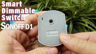 Sonoff D1 Smart Dimmer Switch [upl. by Datnow714]