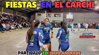 ✨🇪🇨𝗣𝗔𝗥𝗧𝗜𝗗𝗔𝗭𝗢 en JULIO ANDRADE✨🇪🇨 ≛LAS VIVIS vs LOCALES≛😱🔥 ECUAVOLEY EN EL CARCHI [upl. by Ahsiekit]