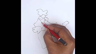 Map of indiaGanitvala1 bollywood song upsc2024 drawing shorts map [upl. by Hume]