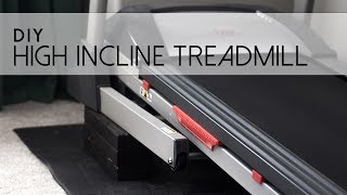 DIY Treadmill Incline  Treadmill Workout  Walking Workouts [upl. by Sitnik]