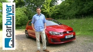 Volkswagen Golf GTI MK7 hatchback 2013 review  CarBuyer [upl. by Nolad]