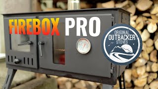 Outbacker Firebox Pro Eco Burn Range Oven Stove  review and cooking a whole chicken from scratch [upl. by Inaleon462]