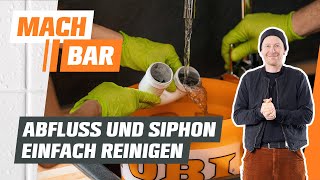 Abfluss und Siphon einfach reinigen  OBI [upl. by Repinuj471]