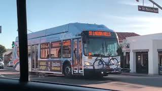 Ocbus Amtrak  Metrolink Trains At San Clemente San Juan Capistrano And Laguna Niguel 112123 [upl. by Tamaru820]