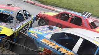 Saloon Stock Cars Nutts Corner 61024 [upl. by Assetak]