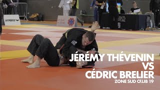 Jeremy Thevenin vs Cédric Brelier  ZONES SUD CFJJB 2019 [upl. by Nosiddam]