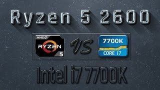 Ryzen 5 2600 vs i7 7700K Benchmarks  Gaming Tests Review amp Comparison [upl. by Alasdair312]