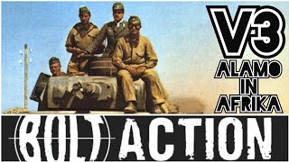 NEW V3 Bolt Action Battle Report  Afrika Korp vs Partisans [upl. by Nelyk]