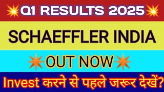 Schaeffler India Q1 Results 2024 🔴 Schaeffler India Results 🔴 Schaeffler India share latest news [upl. by Benito948]