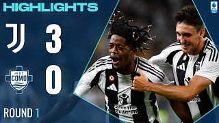 Juventus  Como 1907  30  Gli Highlights  Lega Serie A 202425 [upl. by Eyahsal]