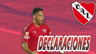 DECLARACIÓN DE JUAN INSAURRALDE DEBUT Y GOL PARA LA VICTORIA DE INDEPENDIENTE 10 PATRONATO [upl. by Klinger]