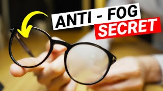 The BEST Anti Fog Secret for FOGGY GLASSES  1 NO FOG Face Mask Hack for Glasses [upl. by Airalav667]