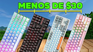 👉TOP 5 MEJORES TECLADOS MECANICOS BARATOS POR MENOS DE 30 DOLARES [upl. by Lemmy]