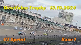 GT Sprint  Race 1  Westfalen Trophy  13102024  🚘🚗🏁 [upl. by Gabor]