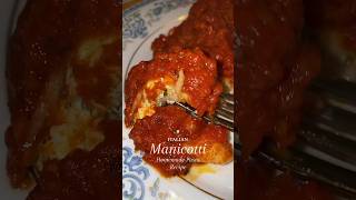 Stuffed Manicotti Recipe italiancooking homemadepasta italianrecipe italianfood italianpasta [upl. by Mathilde]