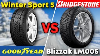 Dunlop Winter Sport 5 vs Bridgestone Blizzak LM005 2024 [upl. by Attenehs]