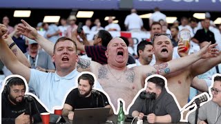 Americans React to The FUNNIEST ENGLAND Football Chants [upl. by Chlores]