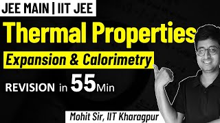 Thermal Properties of Matter  Complete REVISION for JEE Physics  Mohit Sir IITKGP [upl. by Selrahc551]