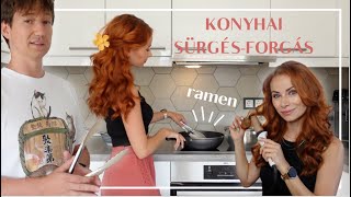 Ramen készítés  Élménybeszámoló VLOG  Viszkok Fruzsi [upl. by Initof725]