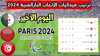 ترتيب ميداليات الألعاب البارالمبية 2024 بباريس بعد نهاية منافسات اليوم الأخير [upl. by Einhapets578]