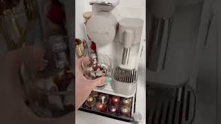 Kinder bueno coffee by Nespresso Lattissima One Maker DeLonghi [upl. by Kippy]