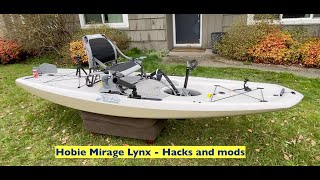 Hobie Mirage Lynx easy and handy mods and hacks [upl. by Kcirrej]