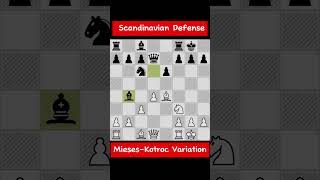 Scandinavian Defense My Bishop Sacrifice chess [upl. by Kcirddot]