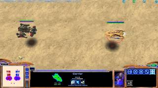 Starcraft 2 Battlecruiser VS Carrier  full upgrades [upl. by Aldus]