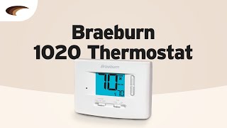 The Braeburn 1020 Thermostat  The Right Temperature at the Right Price [upl. by Serle]