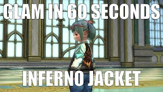 Inferno Jacket  Glam in 60 seconds FFXIV [upl. by Boyse]